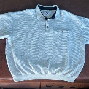 adidas Gray Textured Polo Sweatshirt